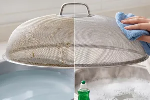 Banyak yang keliru, membersihkan saringan tudung saji stainless steel ternyata tak perlu disikat keras