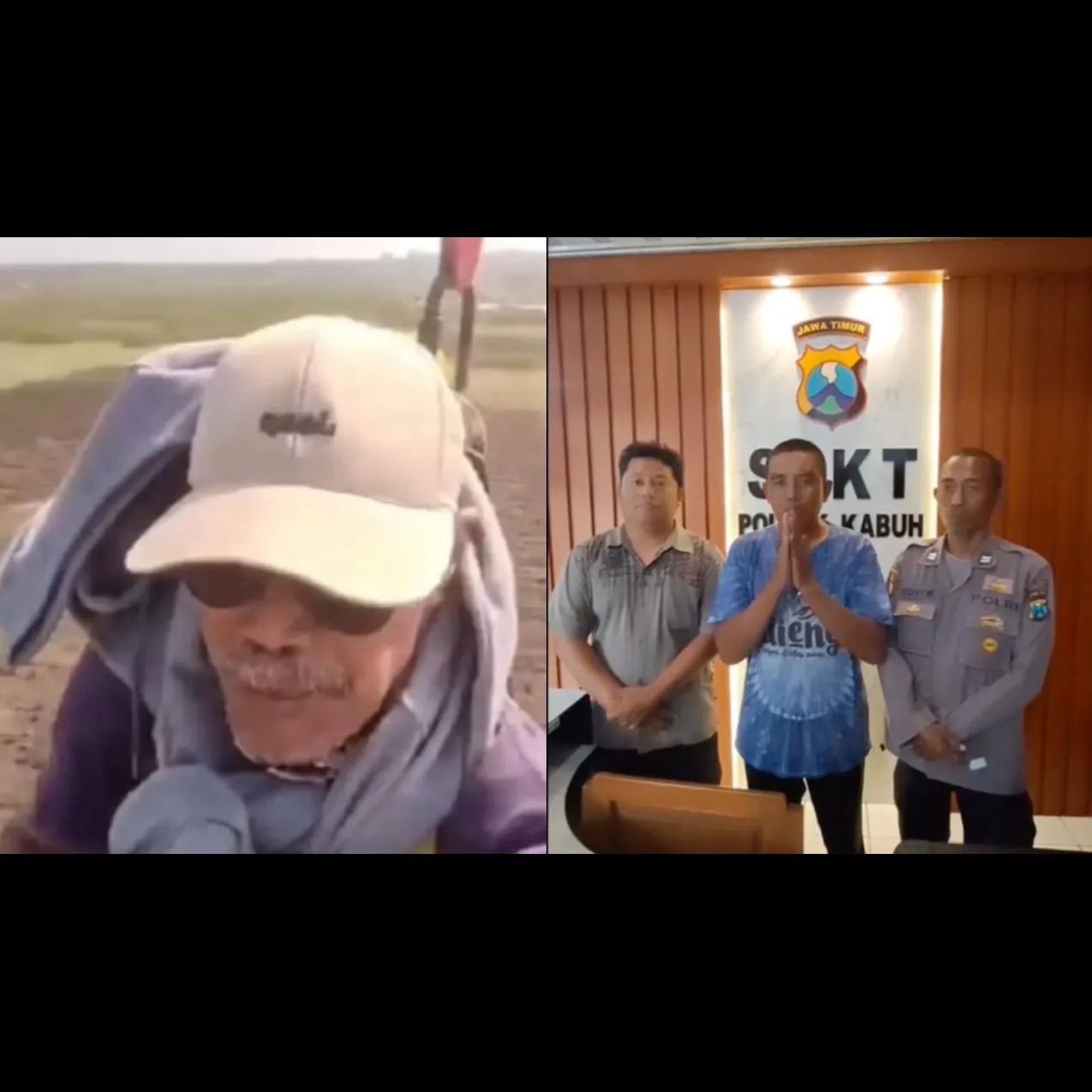 Duduk perkara video viral petani terbang naik drone di Tuban, berujung klarifikasi didampingi polisi