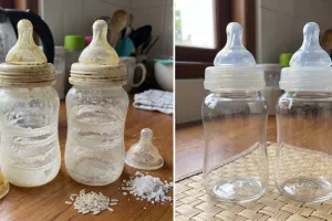 Ibu-ibu wajib tahu, cara menghilangkan kerak botol susu tanpa sabun kimia berlebih