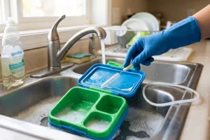 Kenapa kotak makan anak bau telur? Begini langkah cuci tepat untuk mengatasinya