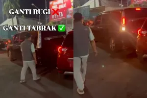 Impas, kronologi dua pengemudi sepakat “tabrak balik” gara-gara ganti rugi Rp2,1 juta tak terpenuhi