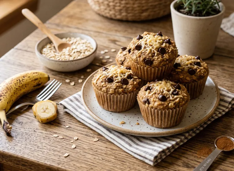 Anak malas makan saat di sekolah? Cobain resep muffin pisang oatmeal untuk camilan lezat tapi sehat
