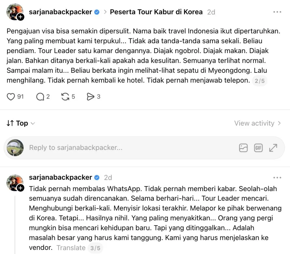 Peserta tour kabur di Korea © 2026 Peserta tour kabur di Korea © 2026