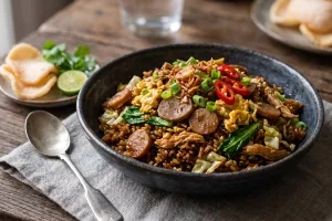 Resep nasi goreng gila dari sisa bahan makanan di kulkas, rasanya lezat berkat satu rahasia ini