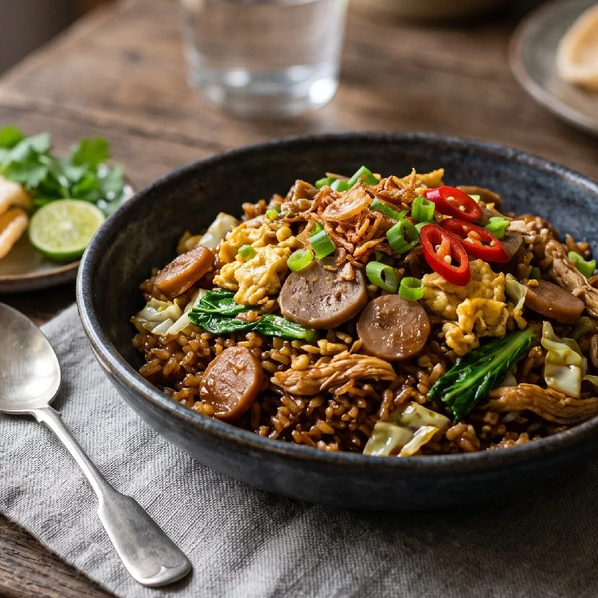 Resep nasi goreng gila dari sisa bahan makanan di kulkas, rasanya lezat berkat satu rahasia ini