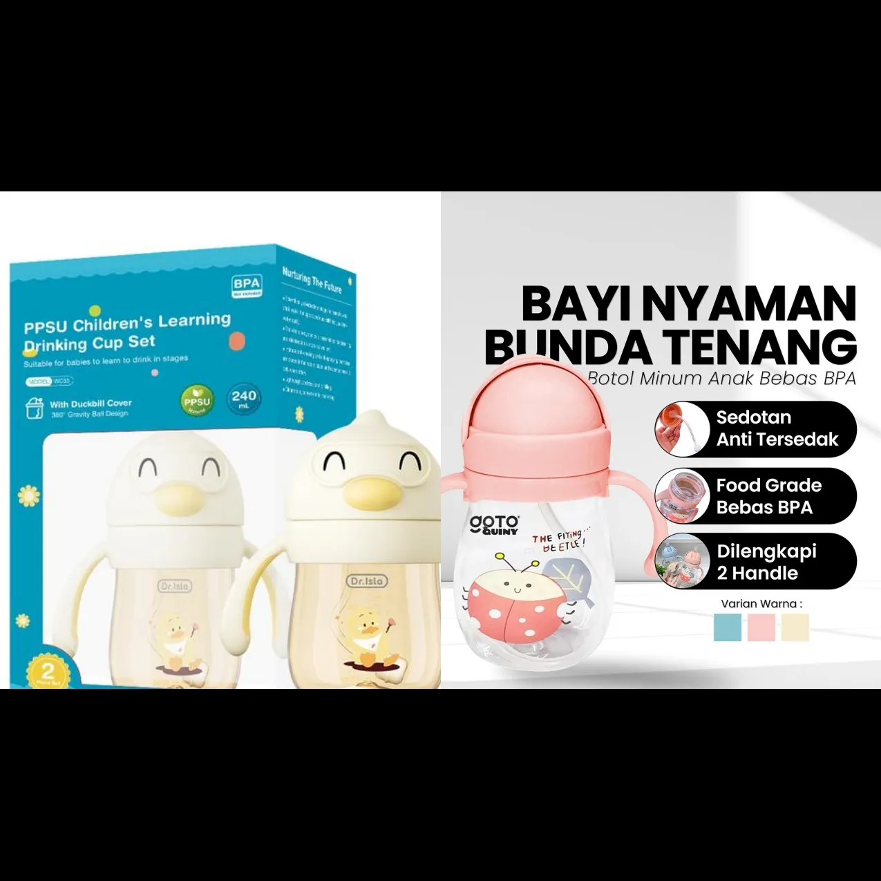 5 Rekomendasi botol latihan minum bayi, anti sedak dan bantu si kecil transisi dari dot lebih cepat