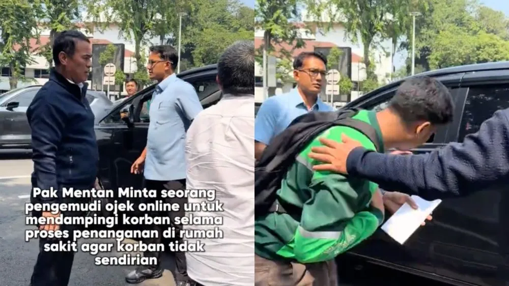 Mentan Amran Sulaiman tolong korban kecelakaan © 2026 