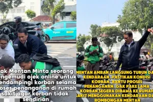 Aksi tanggap Mentan Amran evakuasi korban tabrakan saat perjalanan ke Istana, tuai apresiasi