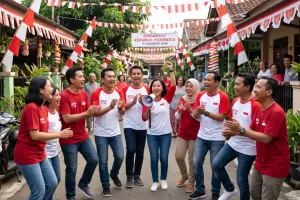 9 Contoh teks yel-yel panitia HUT RI keren dan lucu untuk 17 Agustus 2026