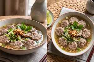 Resep bakso gepeng yang kenyal dengan kaldu gurih di rumah, ternyata gampang banget