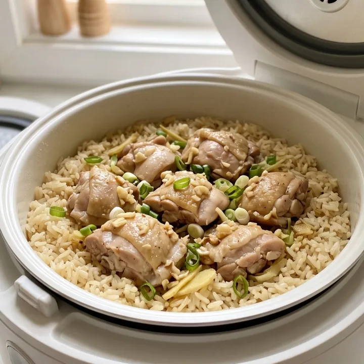 Cara masak nasi hainan ayam pakai rice cooker, praktis tanpa tumis dan tetap gurih