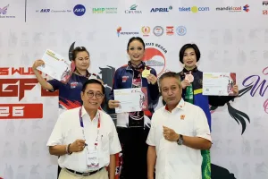 Bukti dedikasi dan prestasi, Kris Dayanti persembahkan dua emas di Kejurnas Wushu 2026