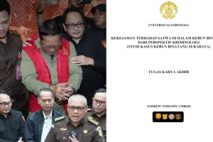 Eks dirut Bonbin Surabaya tersangka korupsi, skripsi mahasiswa UI soal kekejaman terhadap satwa viral