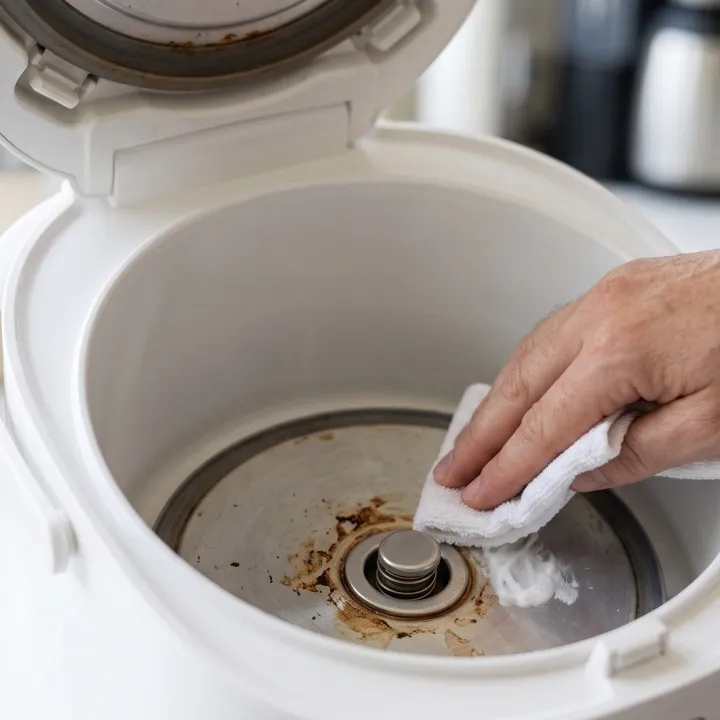 Kerak menumpuk di pemanas rice cooker? Ini cara tepat membersihkannya agar panas tetap optimal