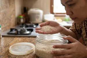 Beras mulai berbau apek sebelum dimasak, masih aman atau sebaiknya dibuang? Ini tanda yang perlu dicek