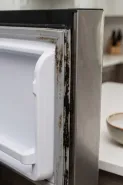 Karet pintu kulkas menghitam dan berjamur, apakah masih aman digunakan?