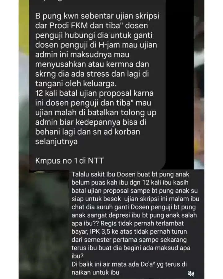 Mahasiswi Undana histeris disuruh ganti dosen © 2026 