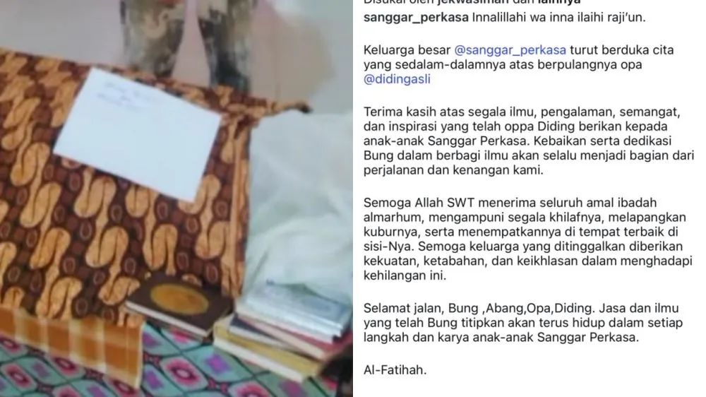 Diding Boneng meninggal dunia © 2026 