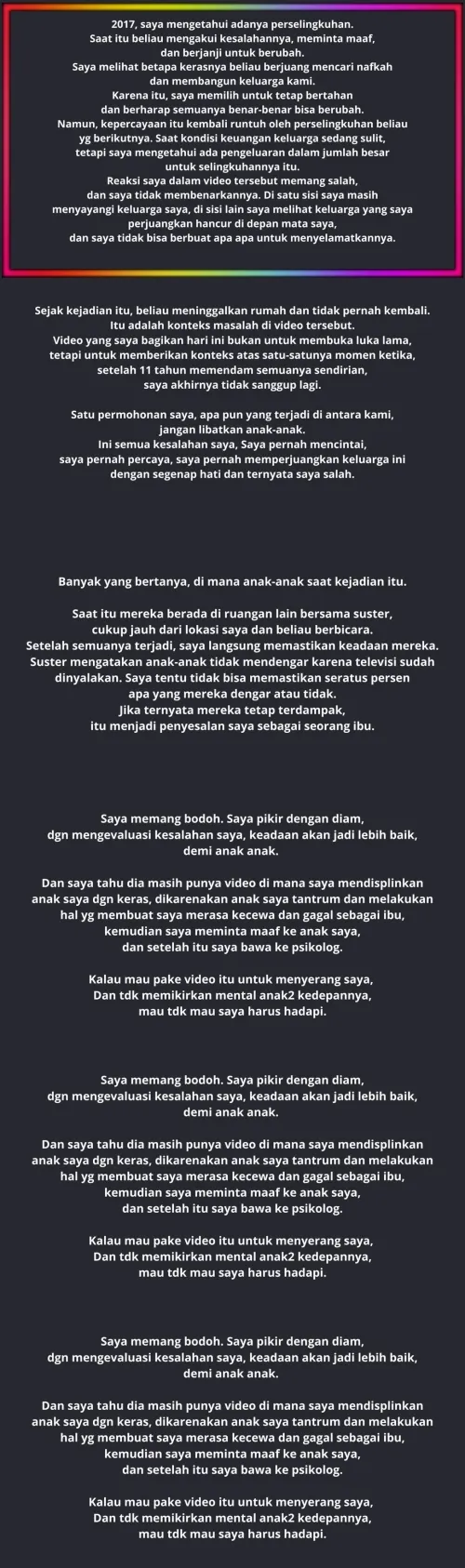 Sarwendah ungkap dugaan perselingkuhan Ruben Onsu © 2026 