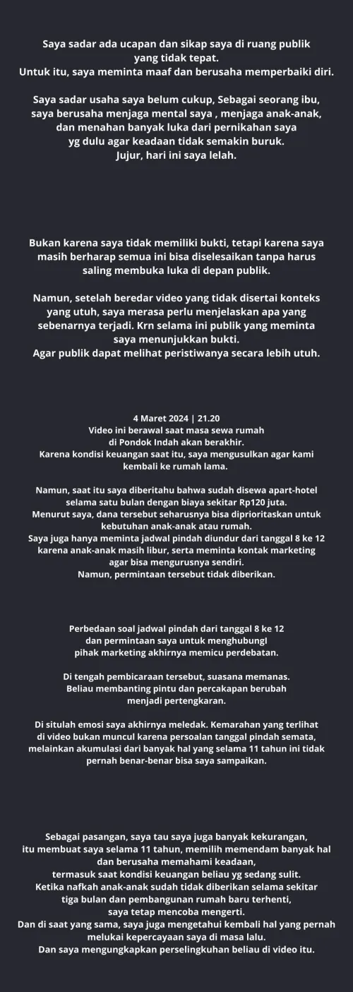 Sarwendah ungkap dugaan perselingkuhan Ruben Onsu © 2026 brilio.net