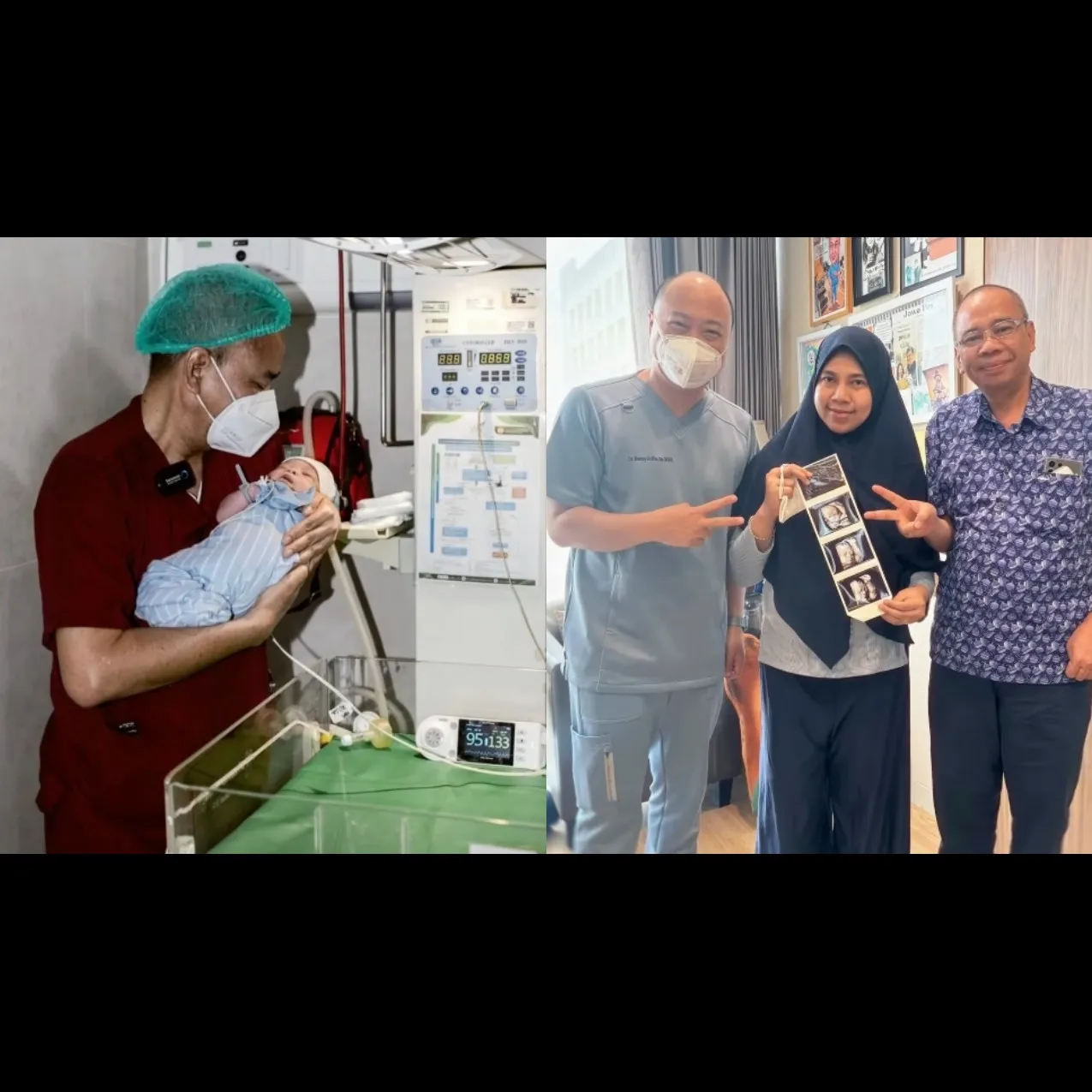 Keajaiban usai 9 kali gagal bayi tabung, pasangan usia 45 &amp; 64 tahun akhirnya dianugerahi momongan 