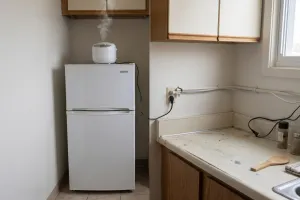 Bolehkah rice cooker ditaruh di atas kulkas atau microwave? ini risiko dan aturan utamanya