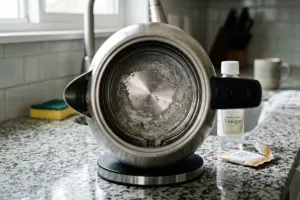 Kenapa ada kerak putih di dasar teko listrik? begini cara membersihkannya dengan aman