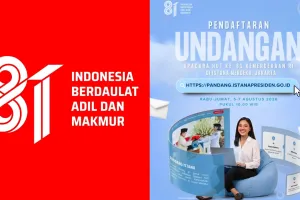 Cara daftar Upacara HUT Ke-81 RI di Istana Merdeka, pendaftaran hanya 5-7 Agustus 2026
