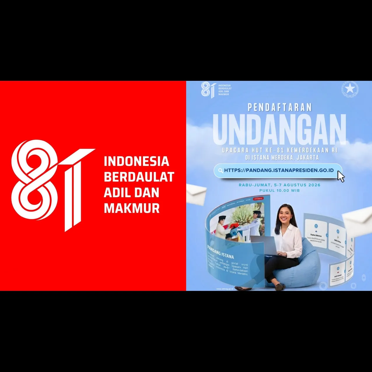 Cara daftar Upacara HUT Ke-81 RI di Istana Merdeka, pendaftaran hanya 5-7 Agustus 2026