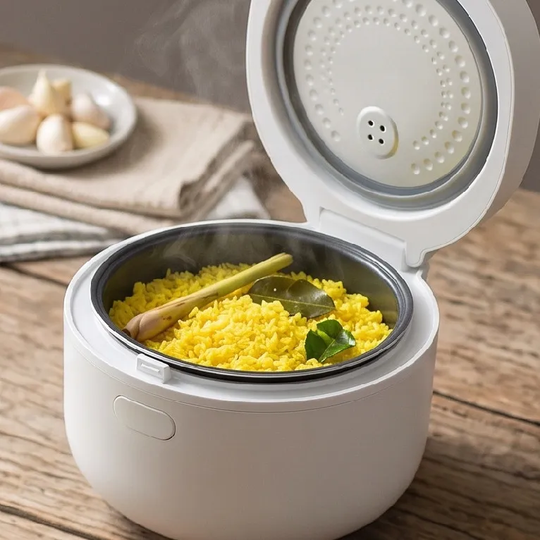 Cara membuat nasi kuning tanpa santan di rice cooker, tetap wangi &amp; pulen dan tahan lama
