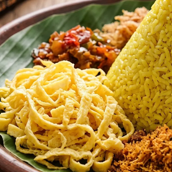 Cara membuat telur dadar rawis pendamping nasi kuning yang kenyal dan lembut, ternyata gampang