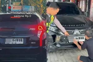 Pelafalan pelat nomor mobil jadi sorotan, sesuai BPKB dan STNK tapi tetap ditilang  Satlantas Sragen