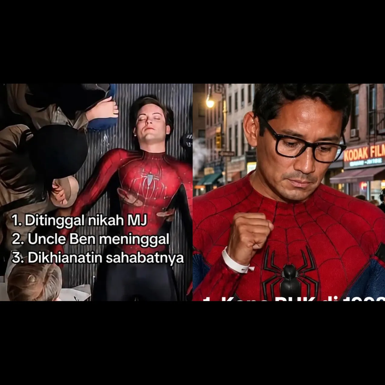 Sandiaga Uno bandingkan hidupnya dengan Peter Parker Spider-Man, curhat 3 kegagalan yang paling gong