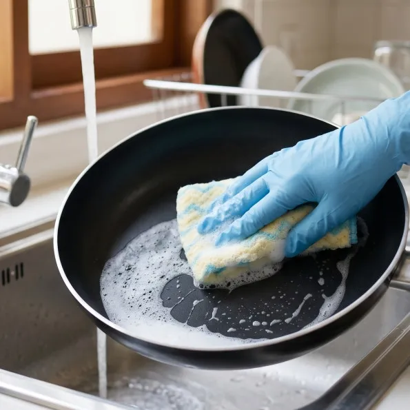 Lapisan panci anti lengket cepat aus? Coba cek spons yang digunakan setiap hari
