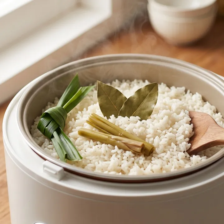 Cara masak nasi gurih tanpa santan di rice cooker, pulen dan harum dengan bahan sederhana