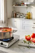 Tomat bersifat asam, bolehkah dimasak dalam panci aluminium?