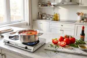 Tomat bersifat asam, bolehkah dimasak dalam panci aluminium?