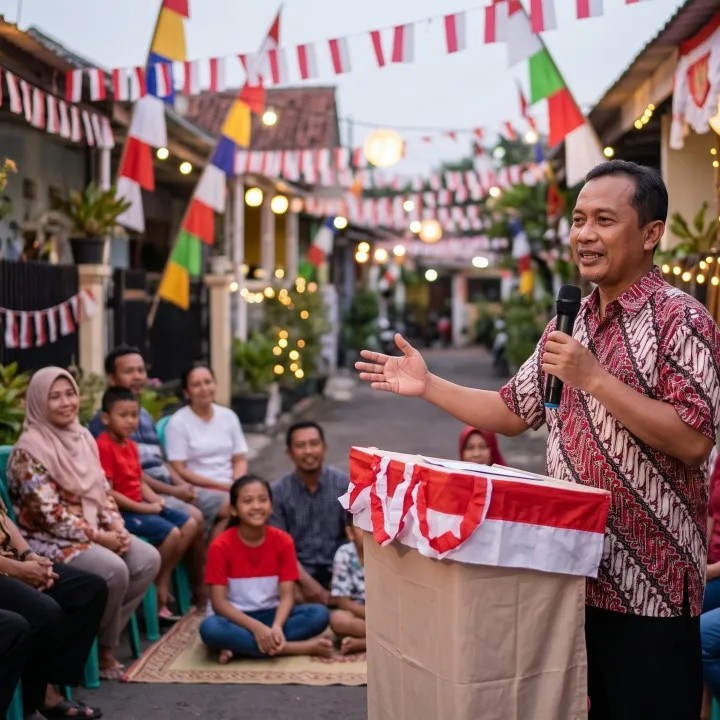 5 Contoh sambutan Ketua RT 17 Agustus singkat, ringkas, dan bermakna