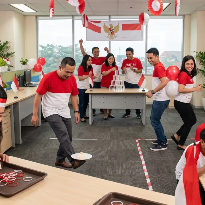 5 Ide lomba 17 Agustus untuk karyawan, bisa digelar di kantor tanpa peralatan mahal