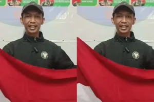 Tukang cukur di Bogor tidak pasang bendera, ucap Indonesia belum merdeka lalu kini minta maaf