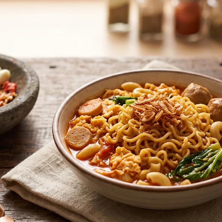 Cara membuat Indomie seblak makaroni yang praktis tapi rasa tetap nendang, kuncinya pakai bumbu ini