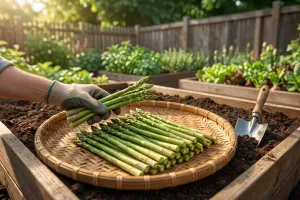 Cara menanam asparagus di rumah lengkap, mulai dari menyiapkan tanah hingga panen