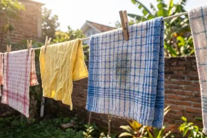 Kenapa kain lap dapur tetap bau apek meski sudah dijemur seharian? Ini yang mungkin terjadi