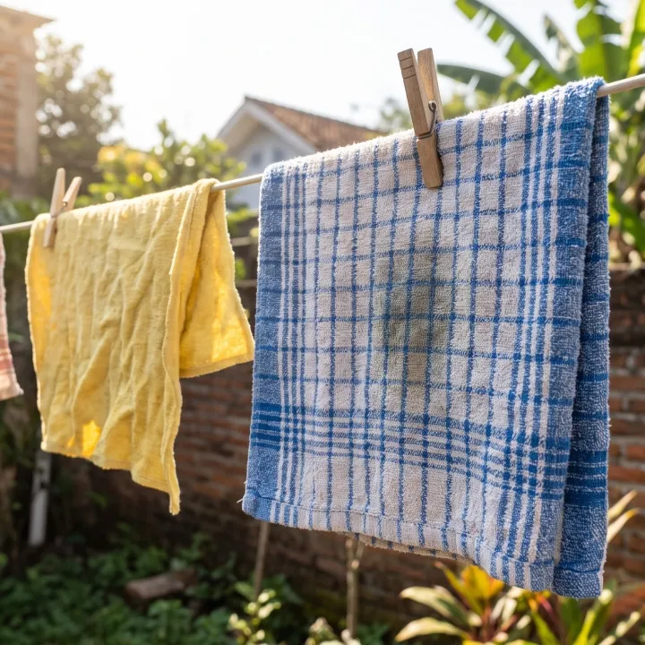 Kenapa kain lap dapur tetap bau apek meski sudah dijemur seharian? Ini yang mungkin terjadi
