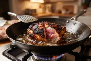 Cara masak ayam goreng bagian luar cepat gosong tapi dalamnya belum matang, atasi dengan cara ini