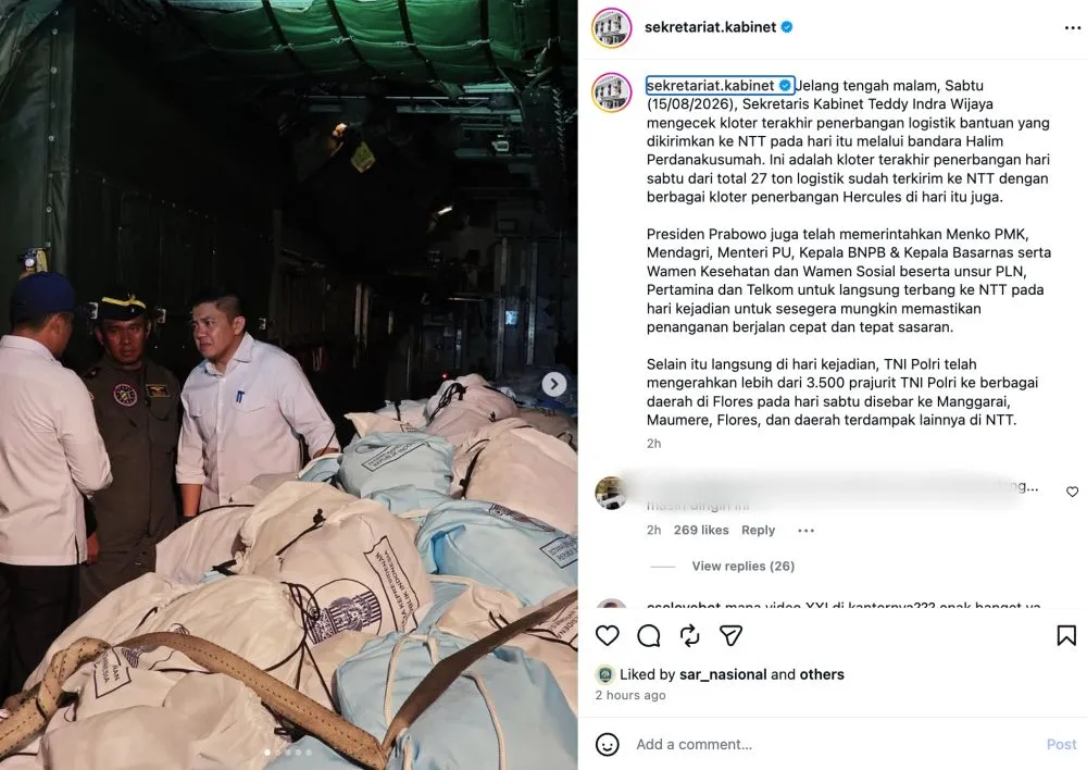 bantuan gempa NTT © 2026 