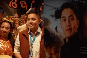 10 Potret suasana kantor Seskab Teddy jelang HUT Ke-81 RI, totalitas dekorasi ala bioskop