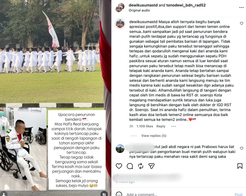 Paskibra Kota Magelang kena paku © 2026 Paskibra Kota Magelang kena paku © 2026