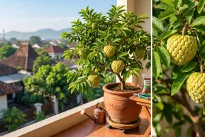 Srikaya jumbo bisa berbuah di pot? Ini cara merawatnya agar produktif meski lahan terbatas