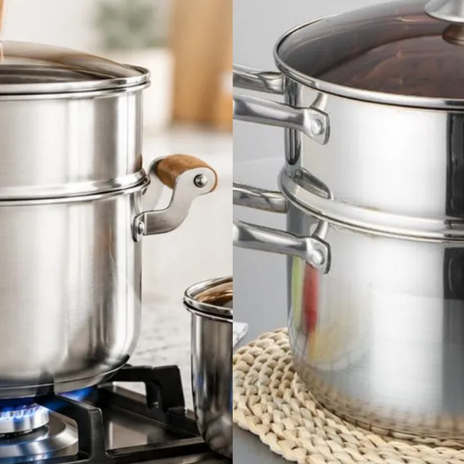 5 Rekomendasi panci stainless susun cocok untuk dapur sempit dengan review bagus, ringkas &amp; awet lama